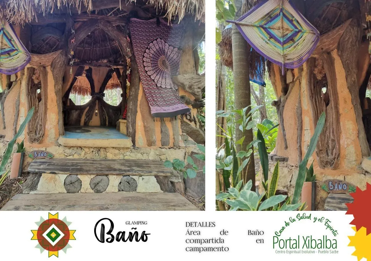 Campsite Portal Xibalba Hotel Playa del Carmen Mexico